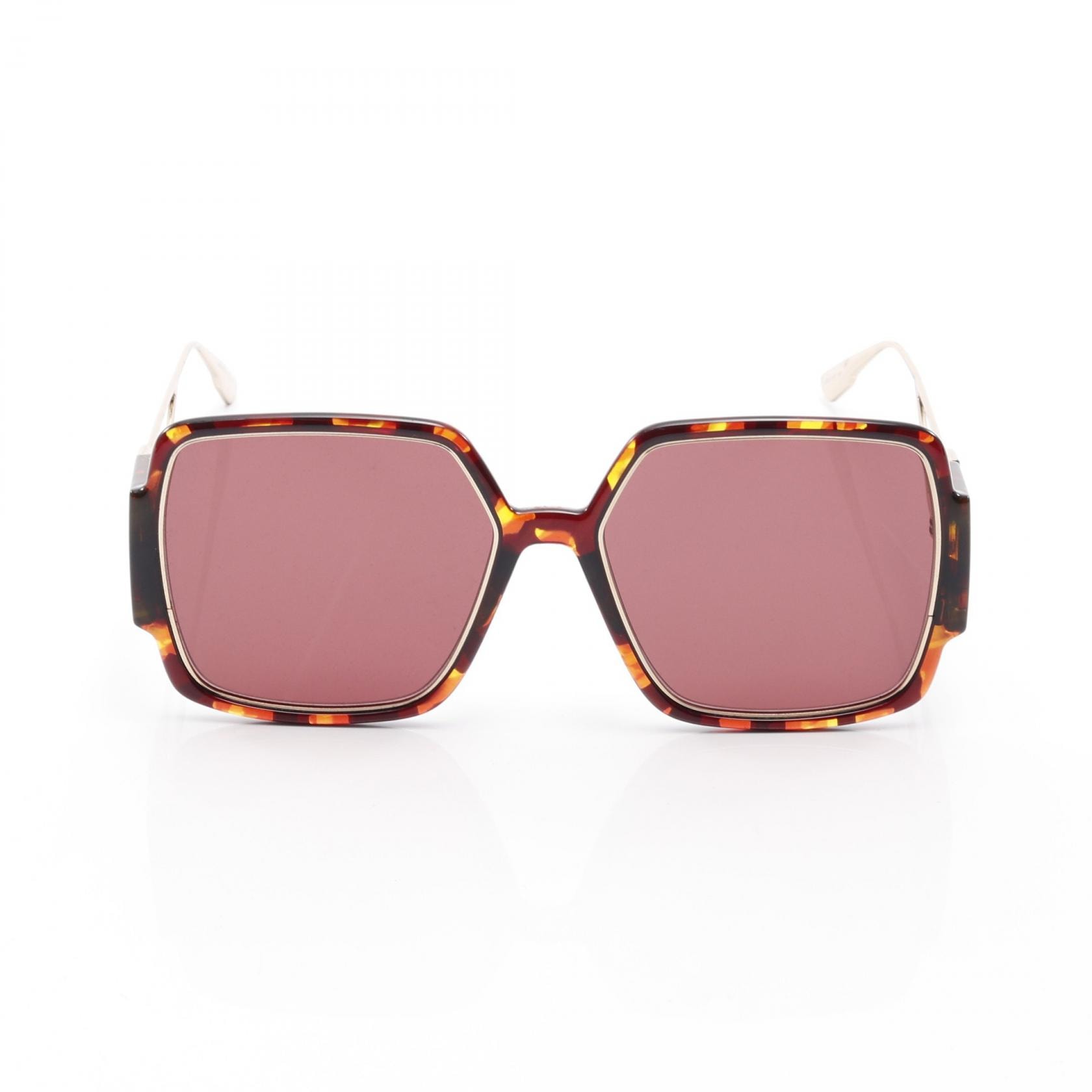 ディオール Dior サングラス 衣料品 GP / プラスチック レディース ブラウン系 / ゴールド系 【中古】