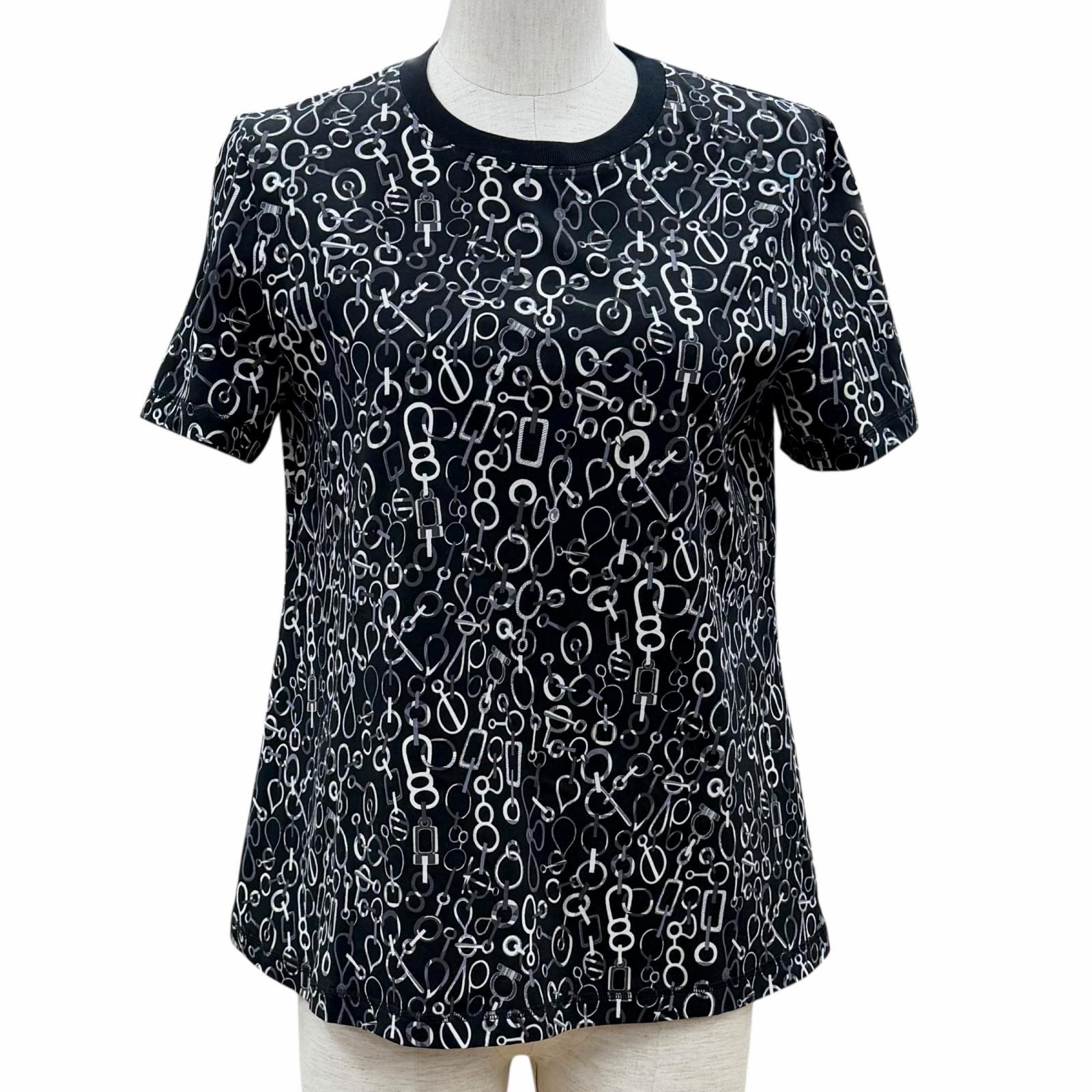 極美品 エルメス 半袖Tシャツ ド レ ブックル 38 3H4624DR