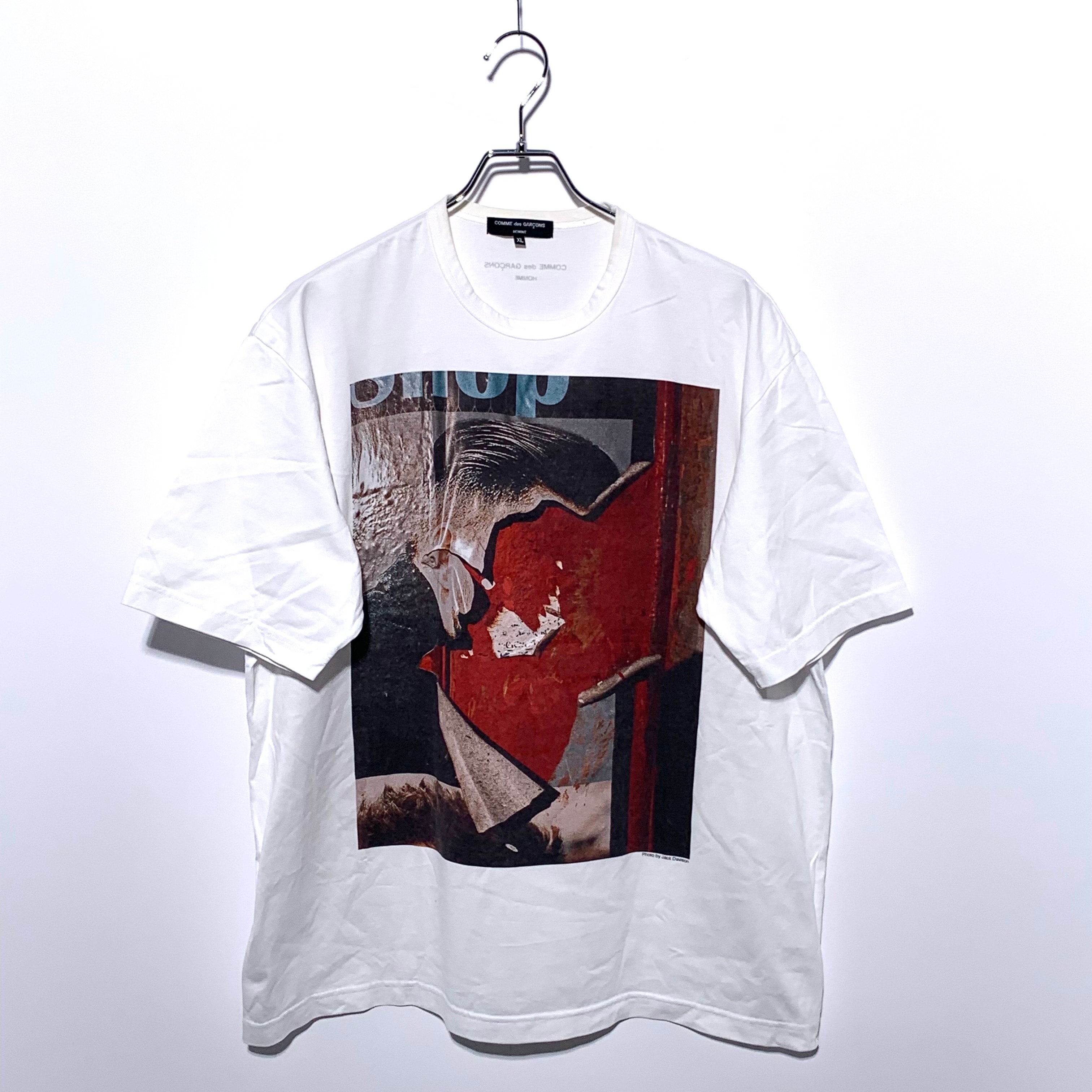 COMME des GARCONS HOMME Jack Divison GRAPHIC T-SHIRT White