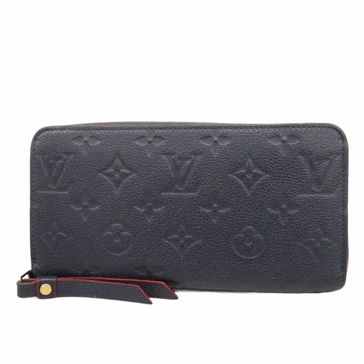 ★最終価格【6cd5217】ルイヴィトン 長財布 モノグラム・アンプラント ジッピーウォレット M62121 マリーヌルージュ【中古】レディース