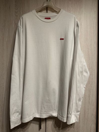 Supreme Small Box L/S Tee "White"(23SS)