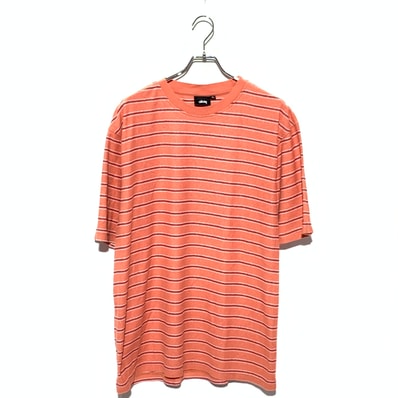 Stussy Border Crew Neck Tee "Orenge"