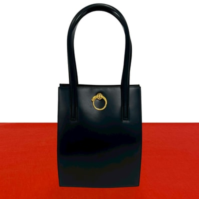 CARTIER カルティエ パンテール レザー トートバッグ ブラック
05844