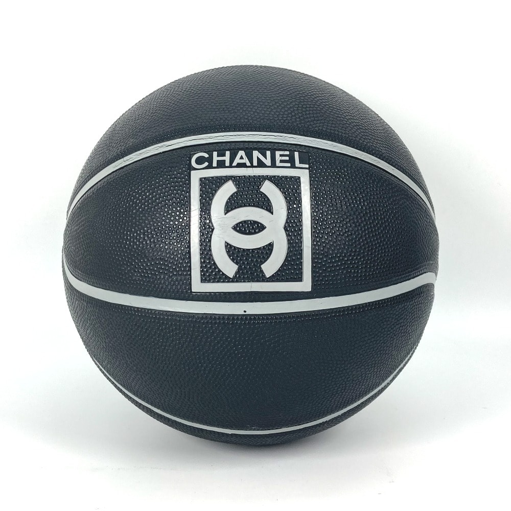 シャネル CHANEL スポーツライン CCココマーク バスケットボール インテリア スポーツ ボール 雑貨 ゴム ブラック