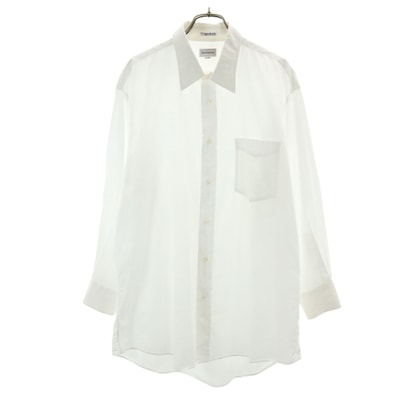 Burberrys バーバリーズ 90s オールド 日本製 長袖 コットンシャツ 43-80 ホワイト 三陽商会