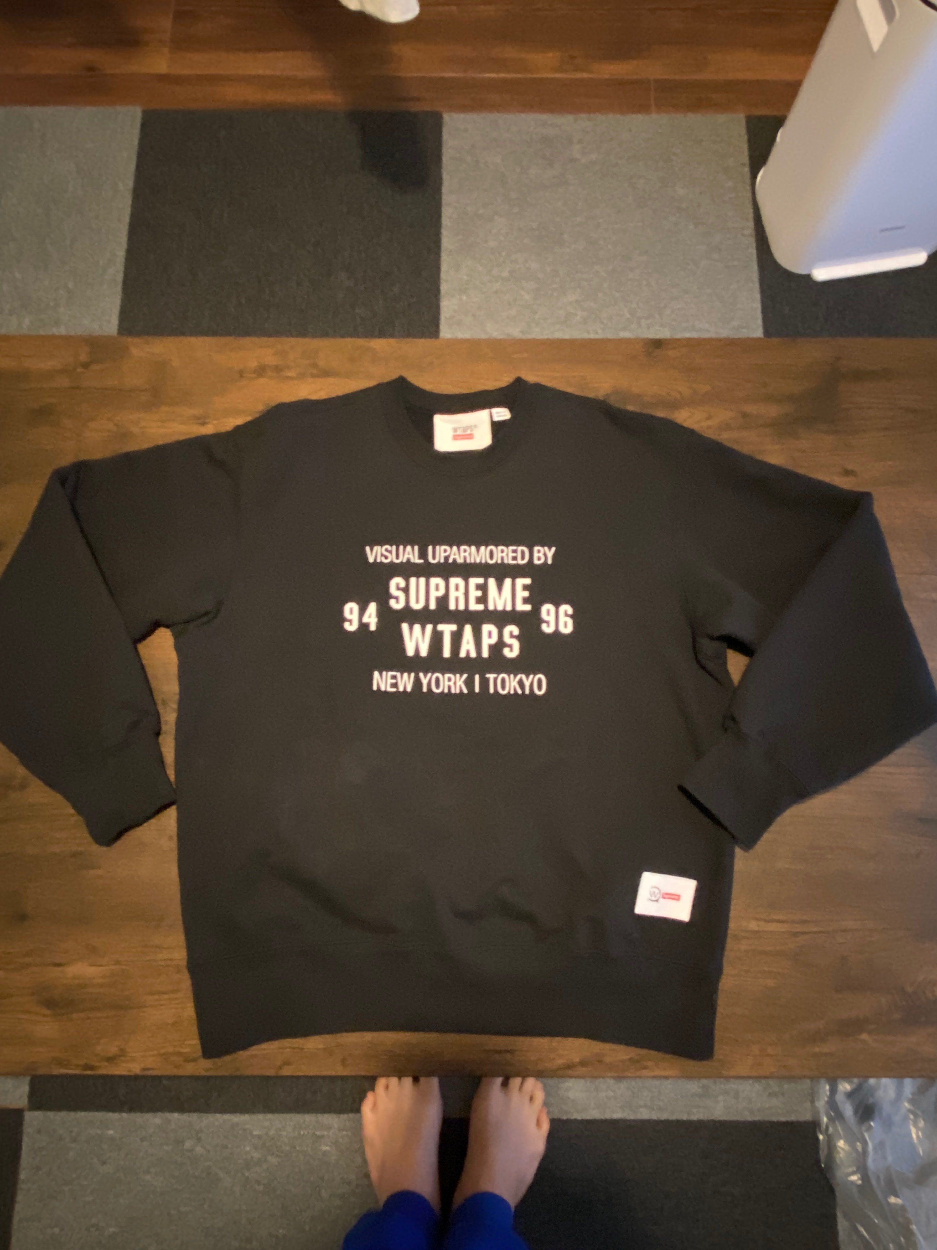 Supreme / WTAPS Crewneck "Black" 21274SPD-CSM03S