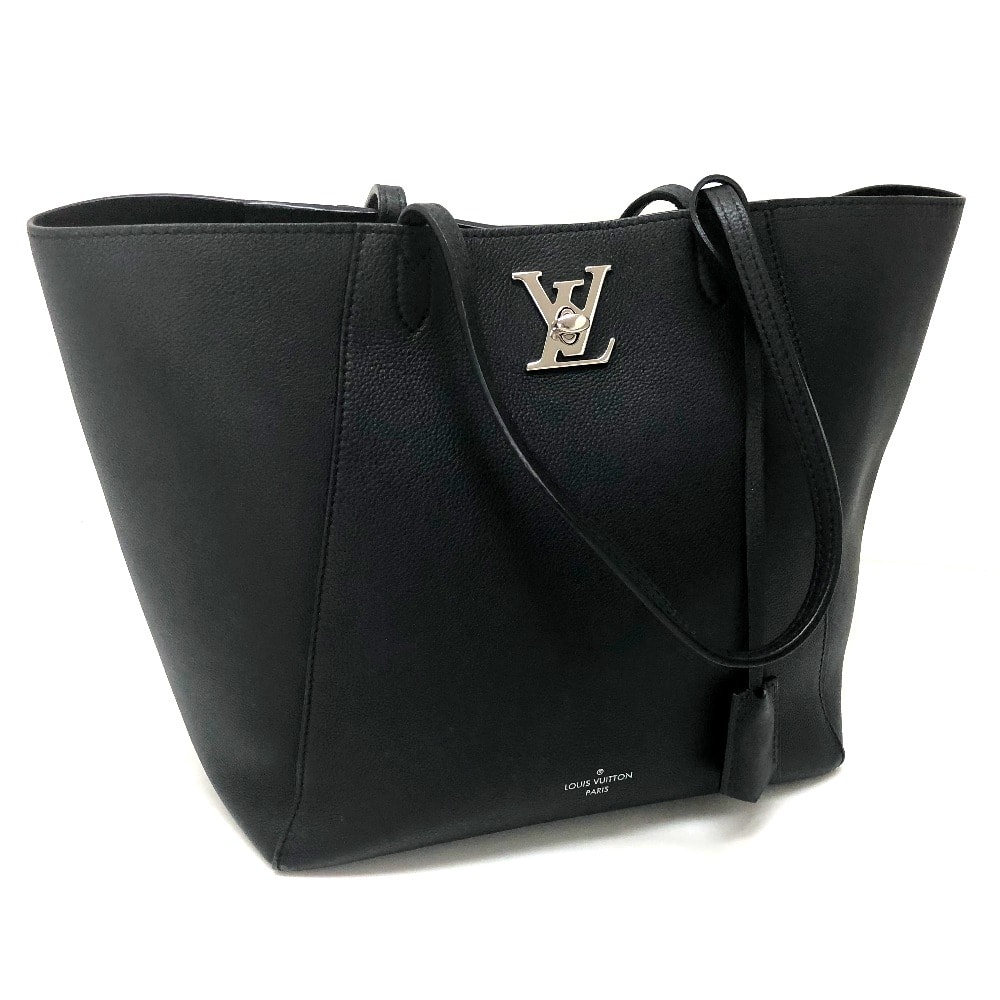 ルイヴィトン LOUIS VUITTON カバ M42291 ロックミー  カバン ロゴ ショルダーバッグ レザー ノワール ノワール