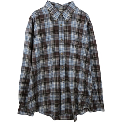 古着 ブルックスブラザーズ Brooks Brothers Est.1818 REGENT 長袖 ボタンダウンチェックシャツ メンズXL相当/eaa642893