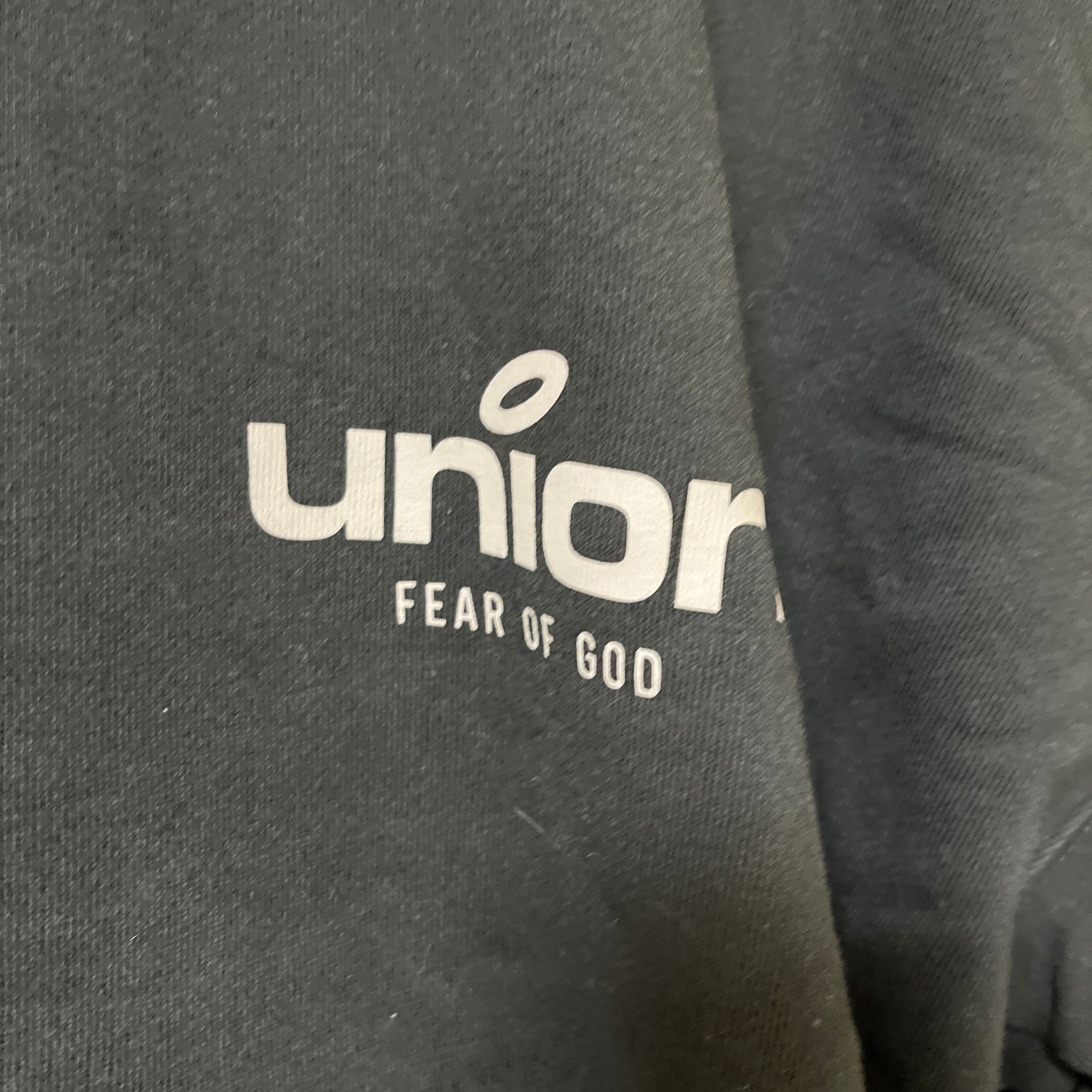 FEAR OF GOD ESSENTIALS × UNION Vintage Hoodie Vintage "Black"