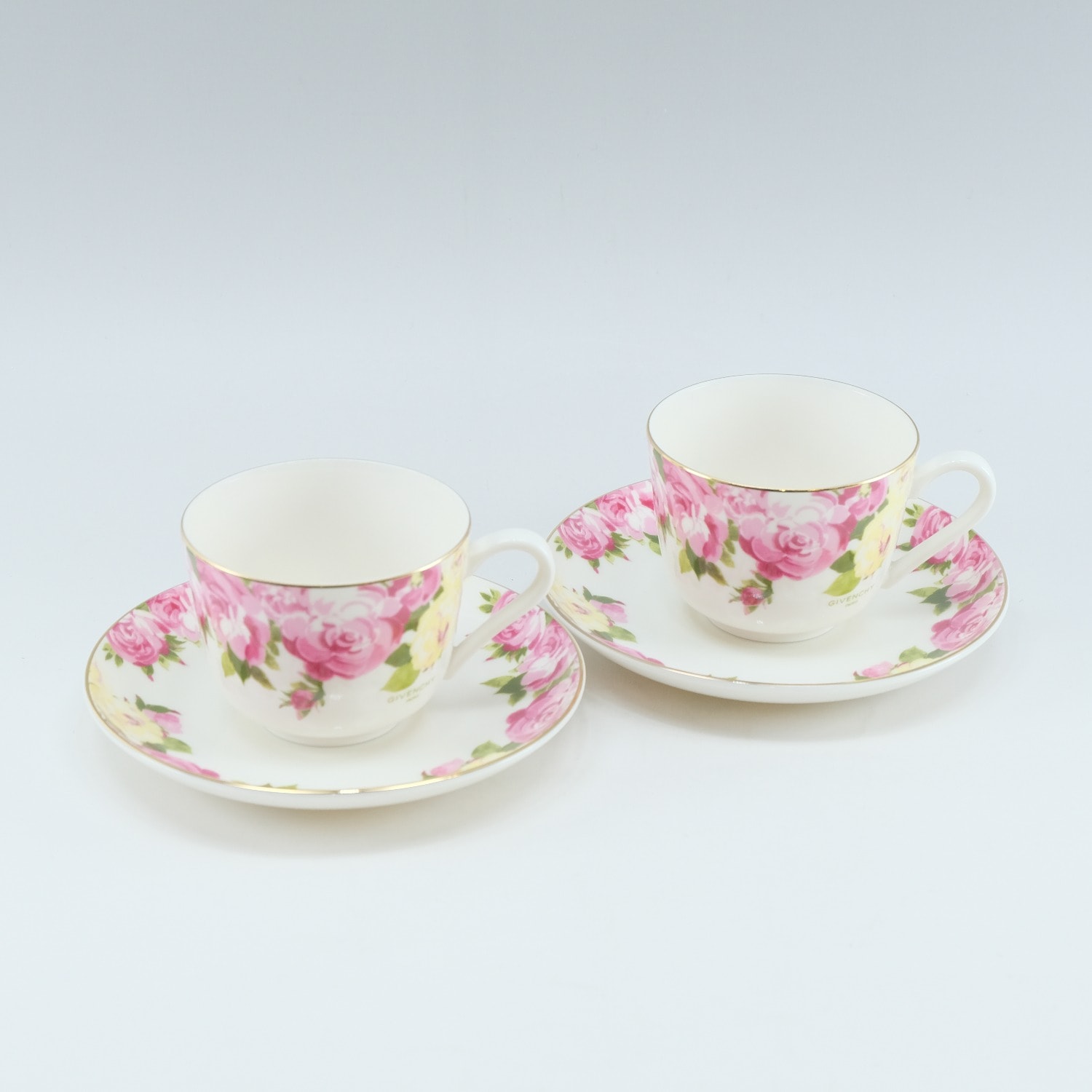 ジバンシー フラワー モチーフ カップ&ソーサー×2 _食器
