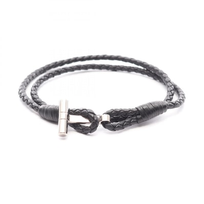 トムフォード TOM FORD T ブレスレット ブレスレット アクセサリー レザー メタル メンズ ブラック系 / シルバー系 JM005ICL002S1N001M 【新品】