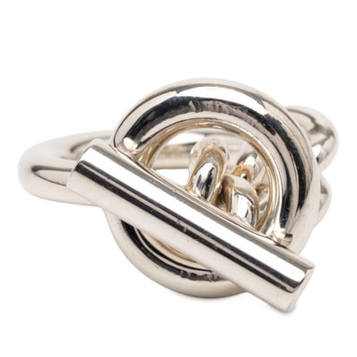 Hermes Croisette Ring GM Large Model "Silver"