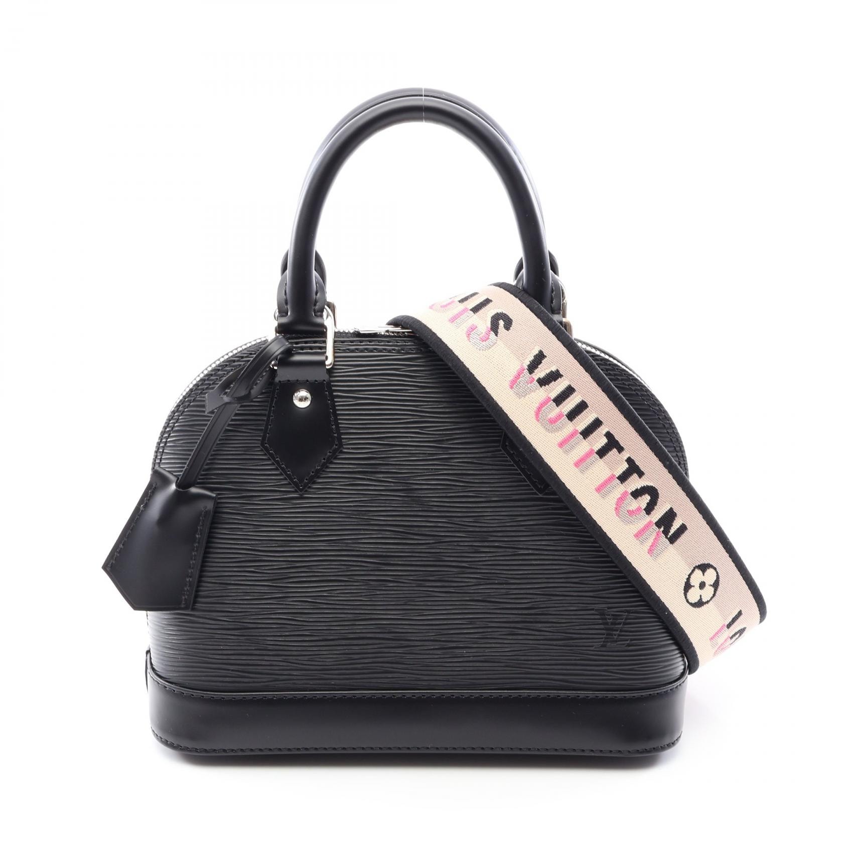 ルイ・ヴィトン LOUIS VUITTON アルマBB エピ ノワール 2WAY ハンドバッグ バッグ レザー エピ ノワール レディース ブラック系 M59217 【中古】