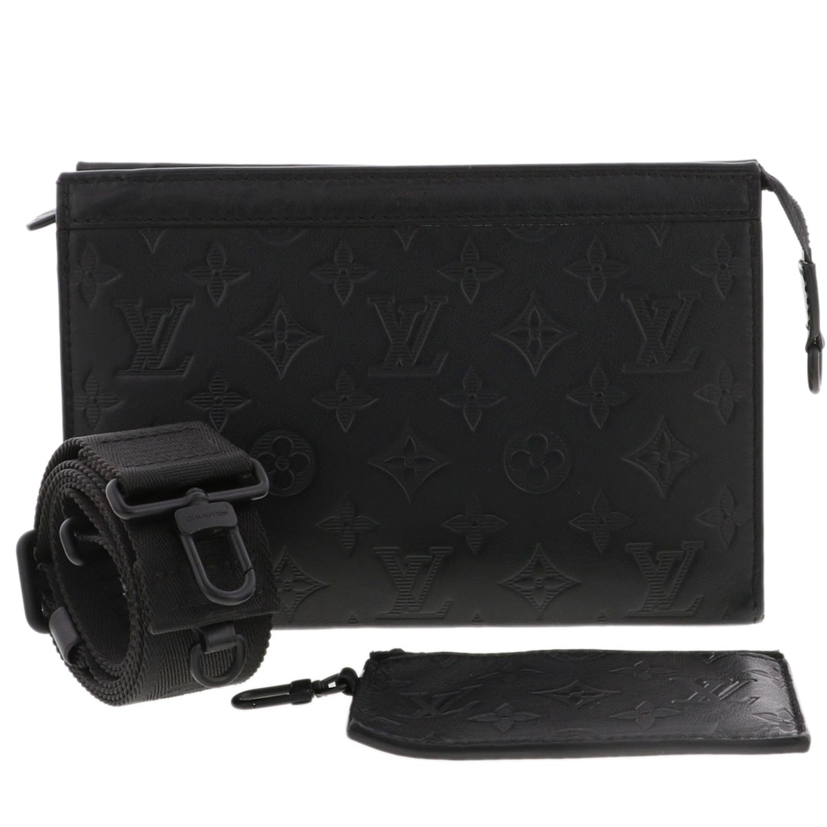 LOUIS VUITTON ルイ・ヴィトン ガストン ウエアラブル ウォレット ショルダーバッグ M81115 モノグラムシャドウ  メンズ【中古】