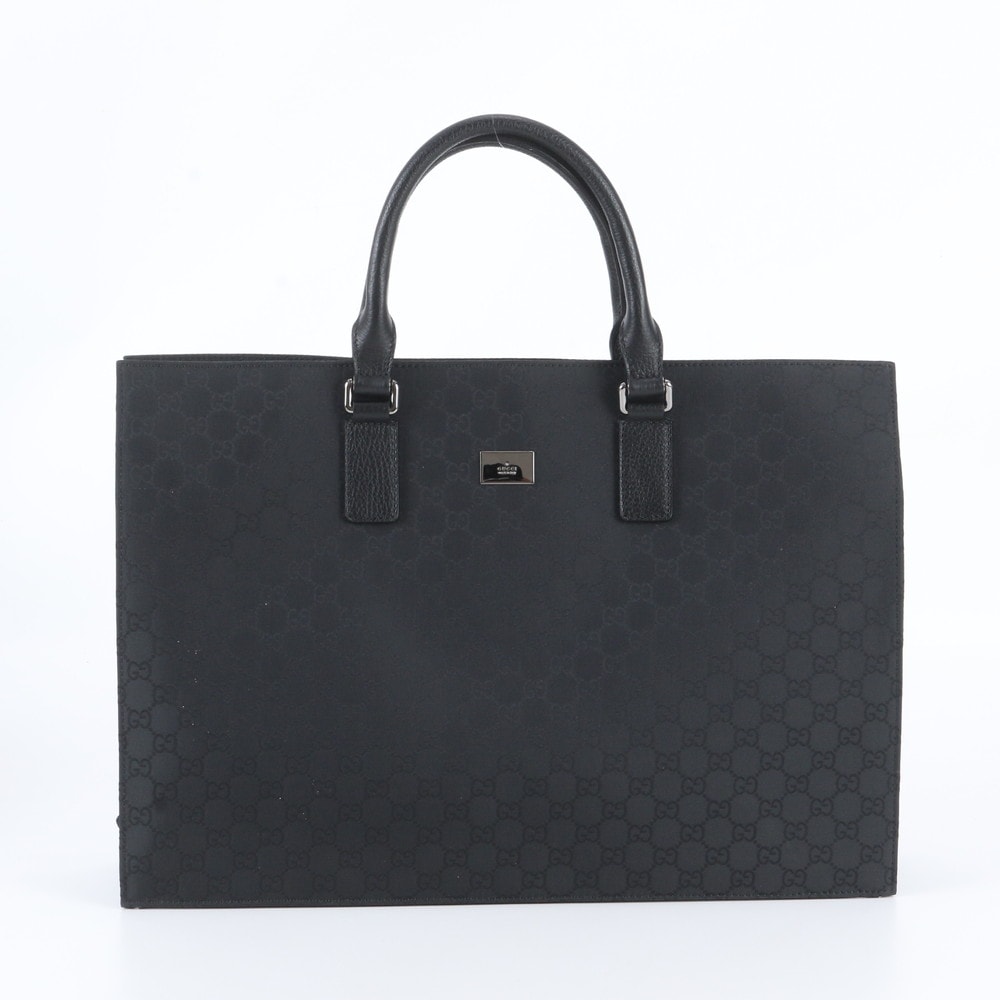 ■極美品 グッチ GG ナイロン 190630 ビジネス バッグ