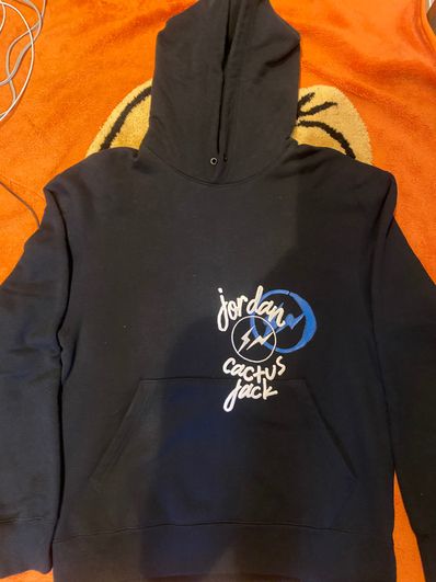 Air Jordan Travis Scott Fragment Hoodie "Black"