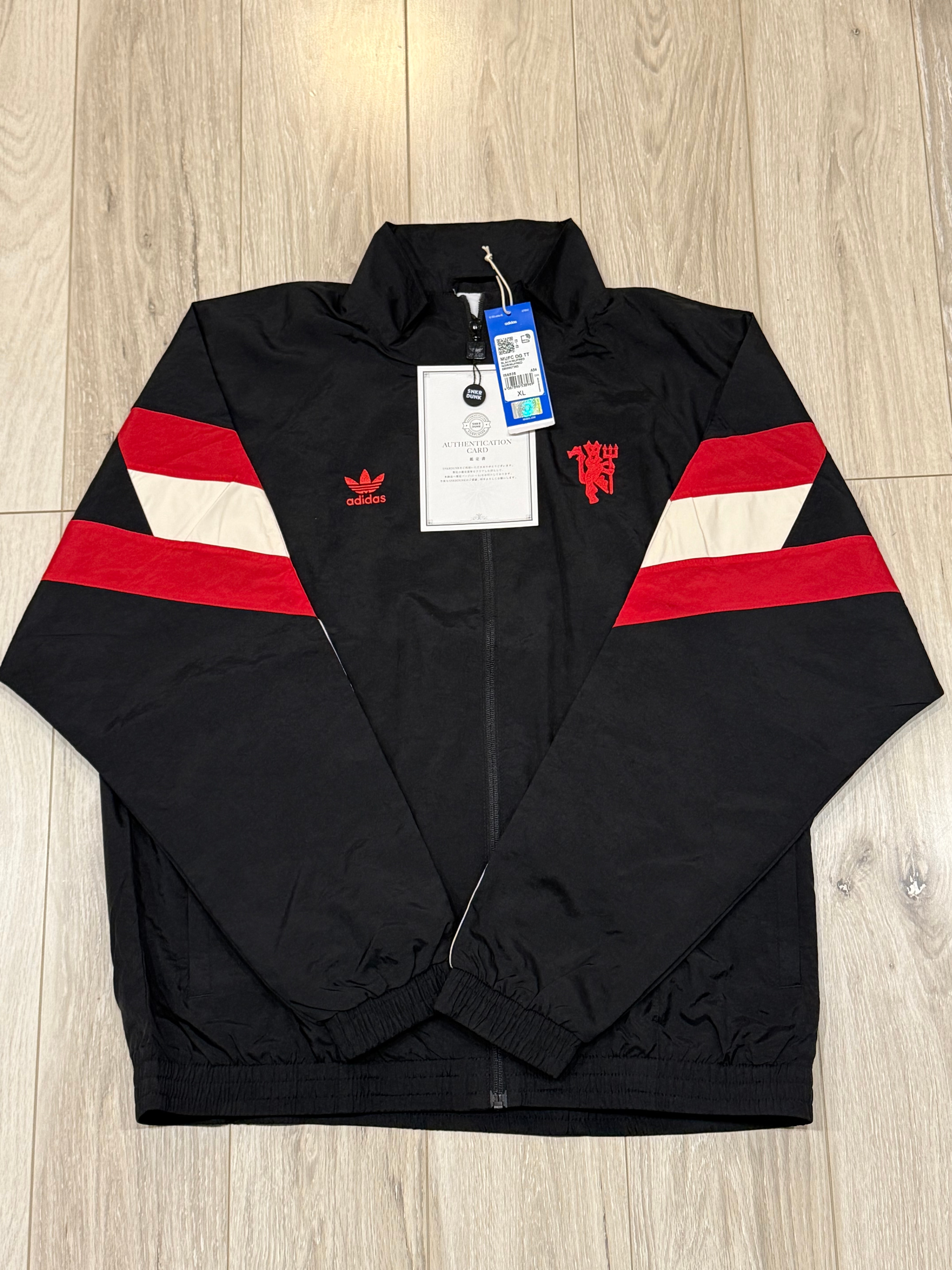 adidas Manchester United Lifestyle OG Track Top "Black/MUFC Red"
