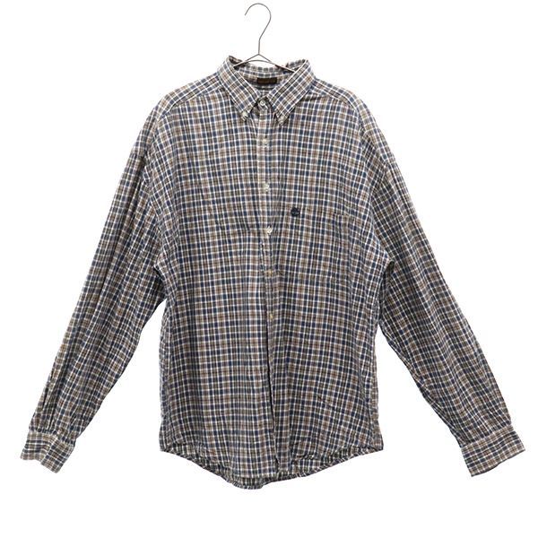 Timberland 90s 長袖 ボタンダウンシャツ