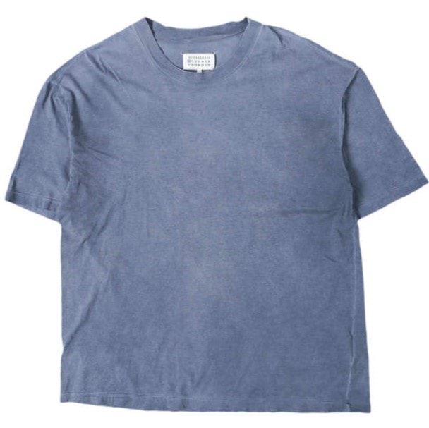 Maison Margiela 10 メゾンマルジェラ 20SS イタリア製 Garment Dyed Oversized T-Shirt ガーメントダイ オーバーサイズTシャツ S30GC0704 S20079 48 NAVY 半袖 トップス g28058