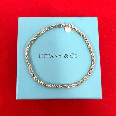 TIFFANY&Co. ティファニー ツイストロープ ブレスレット シルバー925 K18イエローゴールド ブレスレット シルバー
80192