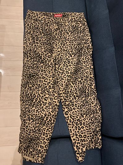 Supreme Moleskin Double Knee Painter Pant "Leopard"