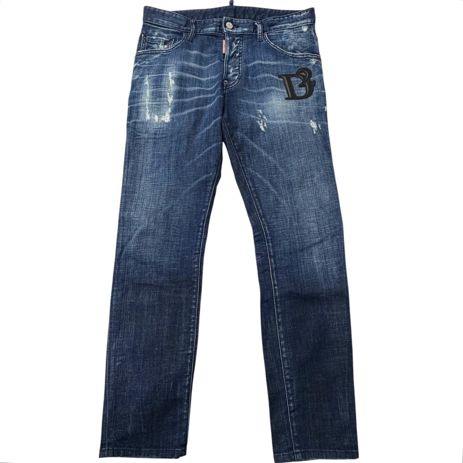 美品 ディースクエアード デニムパンツ Skater Jean インディゴブルー