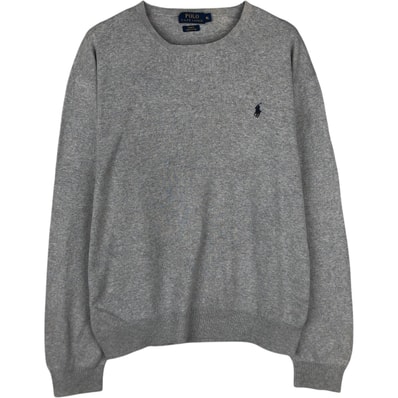 古着 ラルフローレン Ralph Lauren POLO RALPH LAUREN SLIM FIT PIMA COTTON Vネック ピマコットンニットセーター メンズXL相当/eaa637217