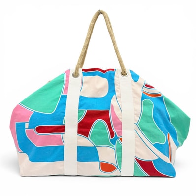 極美品 エルメス トートバッグ Cabas Drapeaux au vent マルチ レディース