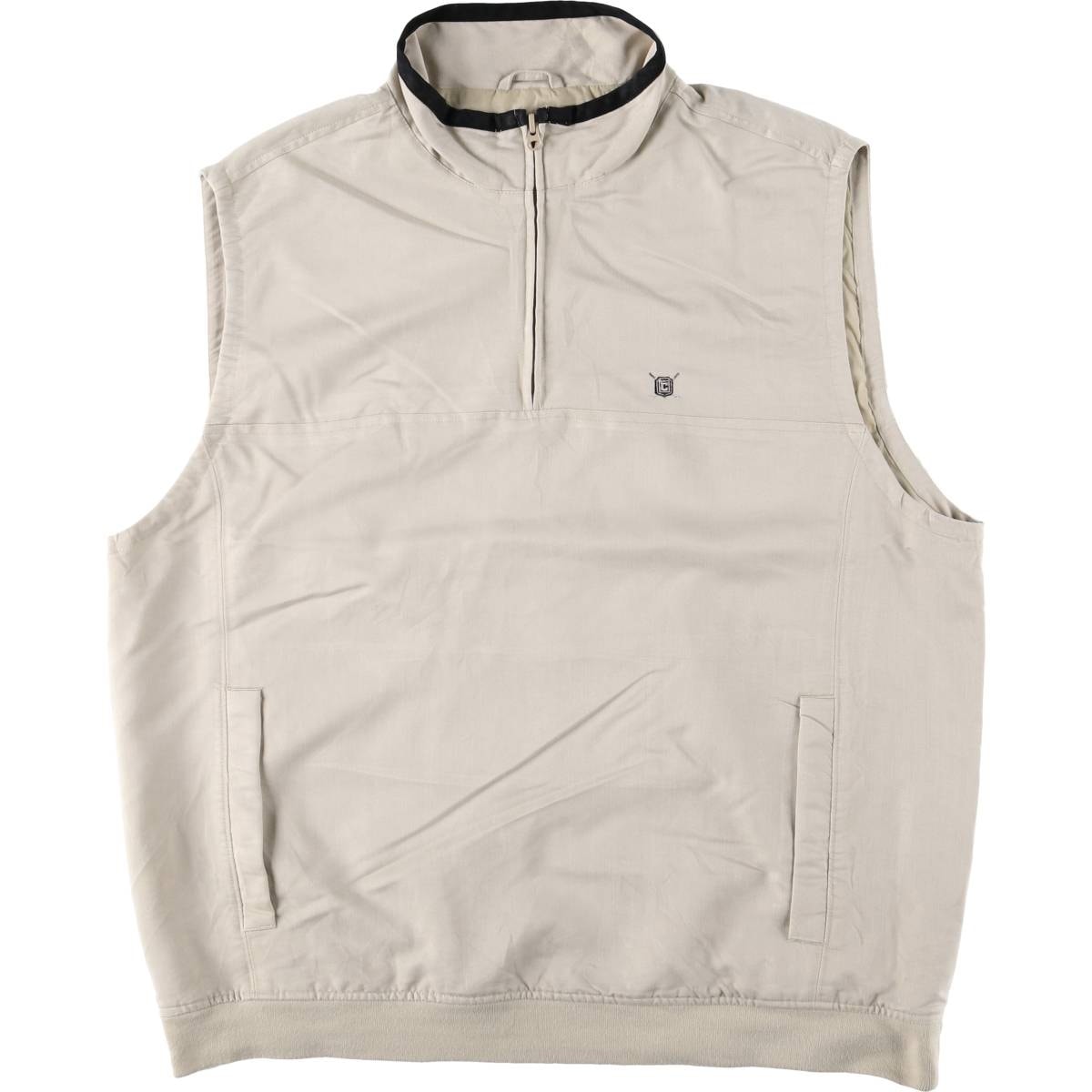 古着 ラルフローレン Ralph Lauren CHAPS ハーフジップ チャップス ベスト メンズXL相当/eaa585823