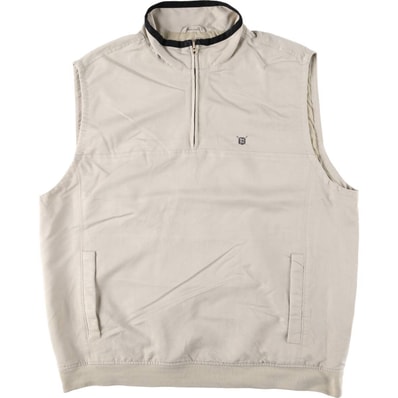 古着 ラルフローレン Ralph Lauren CHAPS ハーフジップ チャップス ベスト メンズXL相当/eaa585823