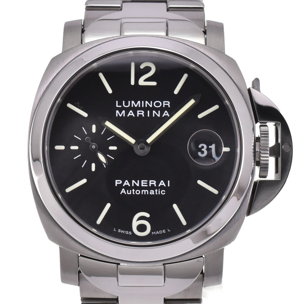 値下 パネライ PANERAI PAM00050 ルミノール マリーナ スモールセコンド デイト 自動巻き メンズ 美品 M#145140