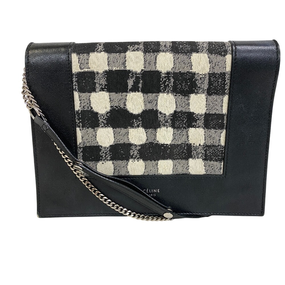 セリーヌ CELINE ショルダーバッグ フィービー チェーンショルダー ブラック