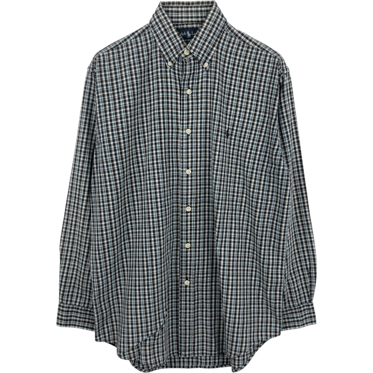 古着 ラルフローレン Ralph Lauren BLAKE 長袖 ボタンダウンチェックシャツ メンズS相当/eaa661292