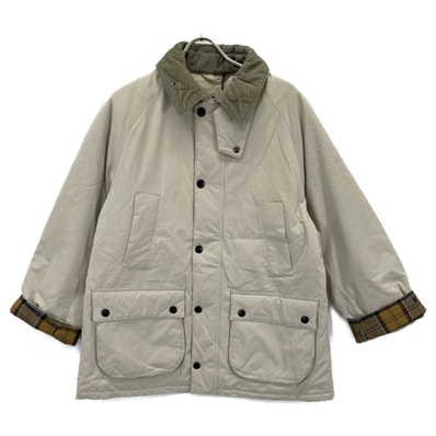 バブアー MCA1064ST11 アイボリー パデッド ビデイル カジュアル ジャケット モールスキン 38