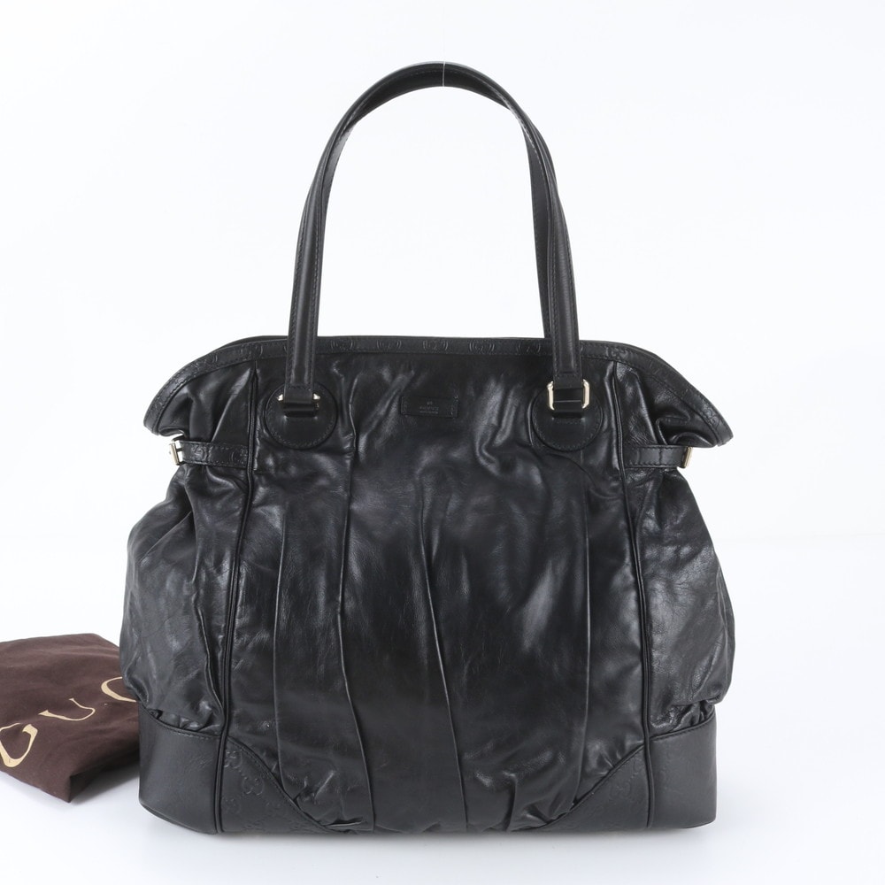 ■極美品 グッチ257290 トート バッグ レザー