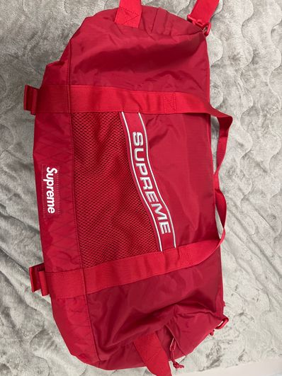 Supreme Duffle Bag 2023FW "Red"