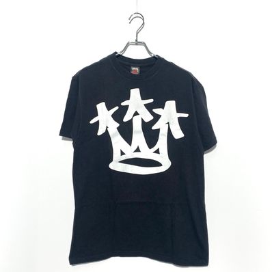 STUSSY × Eric Haze Collab Crown Tee Black