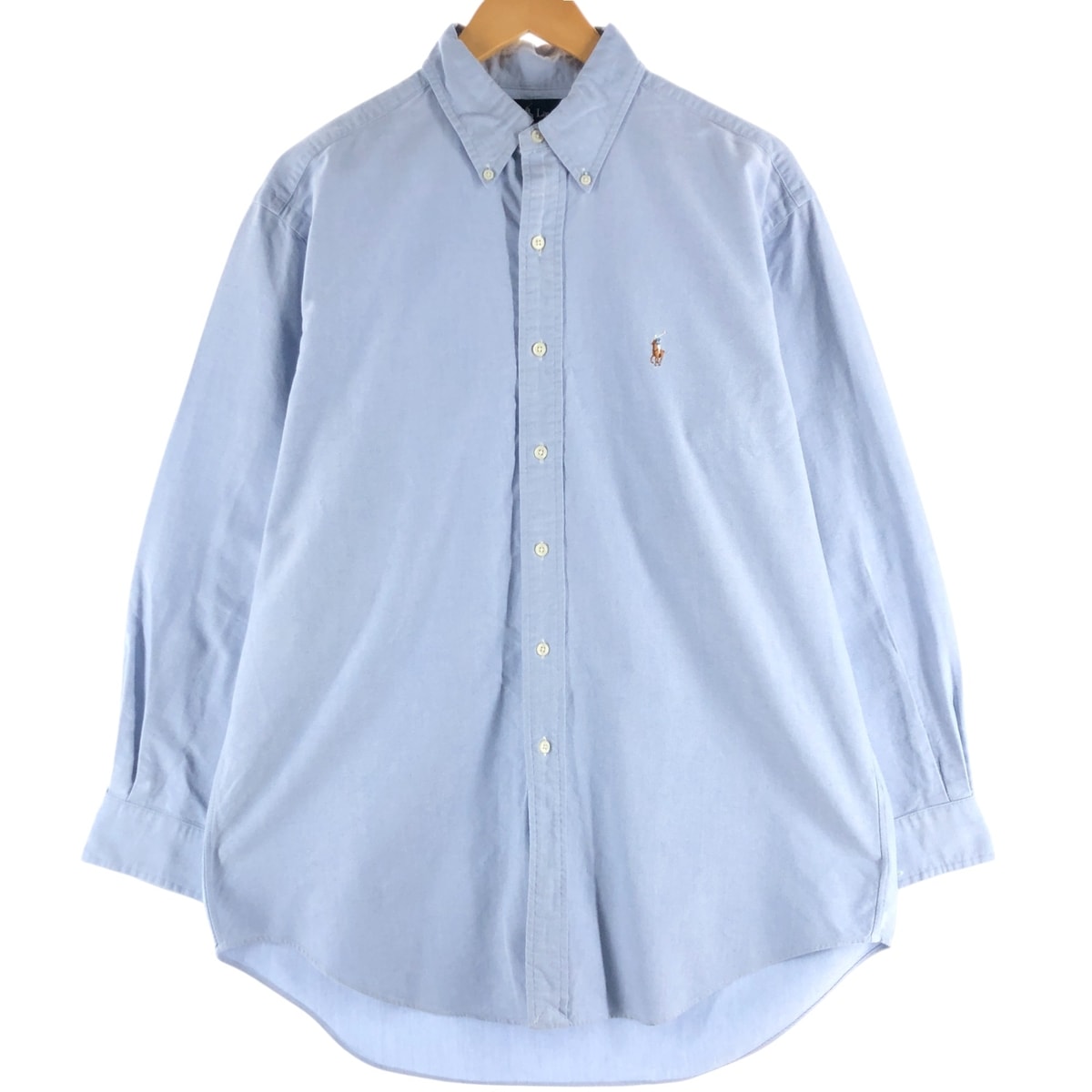 古着 ラルフローレン Ralph Lauren YARMOUTH 長袖 ボタンダウンシャツ メンズL相当/eaa538297