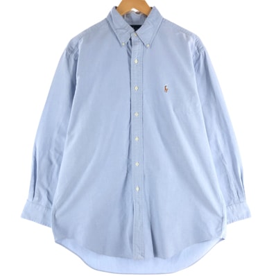 古着 ラルフローレン Ralph Lauren YARMOUTH 長袖 ボタンダウンシャツ メンズL相当/eaa538297