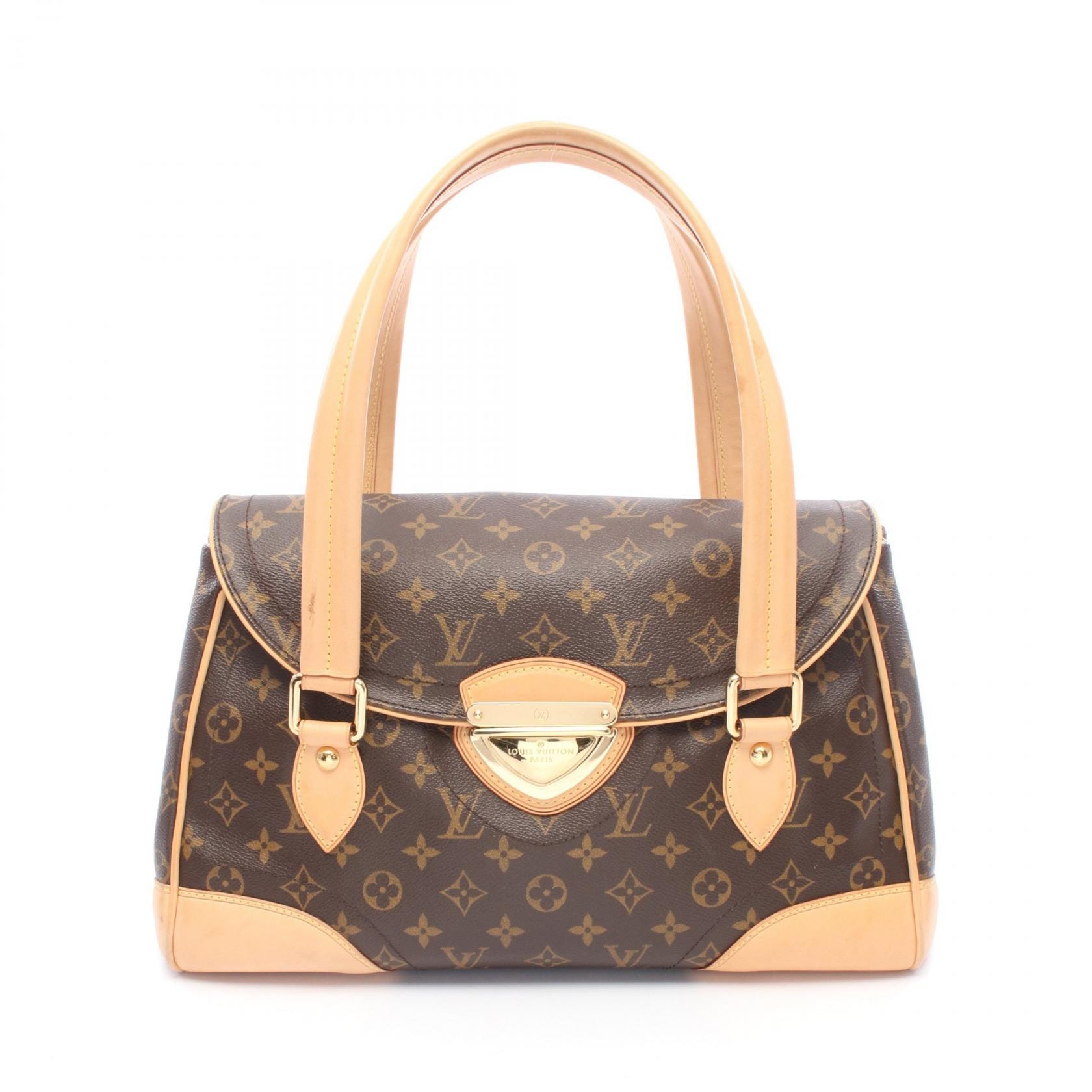 ルイ・ヴィトン LOUIS VUITTON ビバリーGM ショルダーバッグ バッグ PVCコーティングキャンバス レザー モノグラム レディース ブラウン系 M40120 【中古】