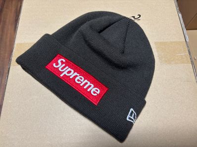 Supreme New Era Box Logo Beanie "Brown"