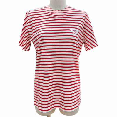 未使用品 プラダ 半袖Tシャツ レッド レディース XS