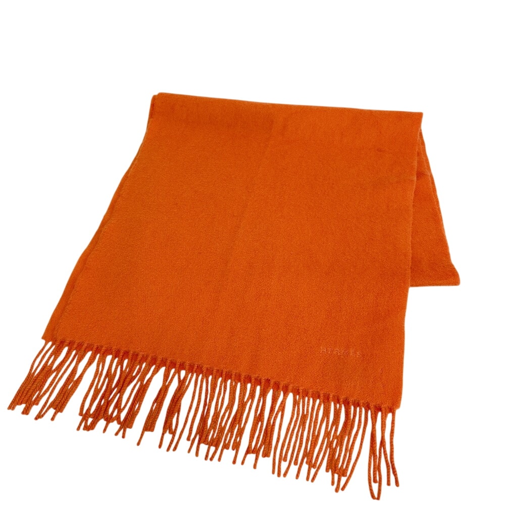 エルメス HERMES マフラー オレンジ