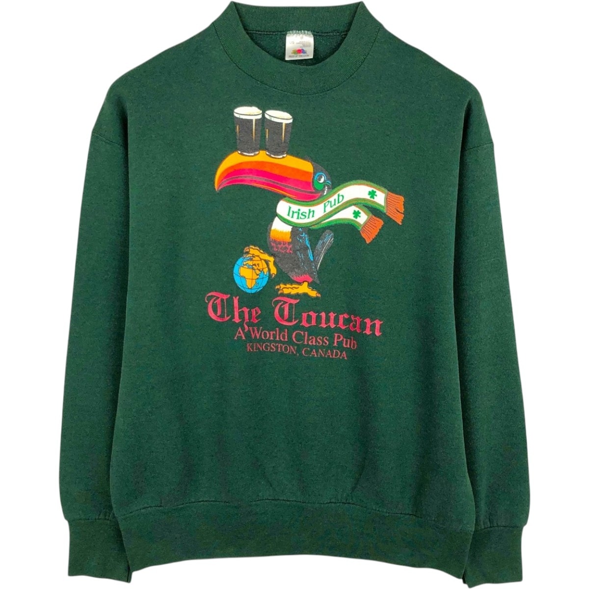 古着 90年代 フルーツオブザルーム FRUIT OF THE LOOM GUINNESS ギネス アドバタイジング スウェットシャツ トレーナー カナダ製 メンズL相当 ヴィンテージ/eaa672251