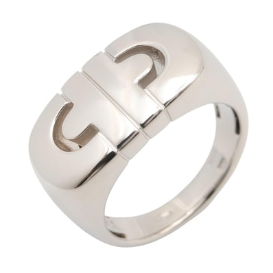ブルガリ BVLGARI パレンテシ リング リング・指輪 ジュエリー K18WG(ホワイトゴールド) メンズ レディース シルバー系 【中古】