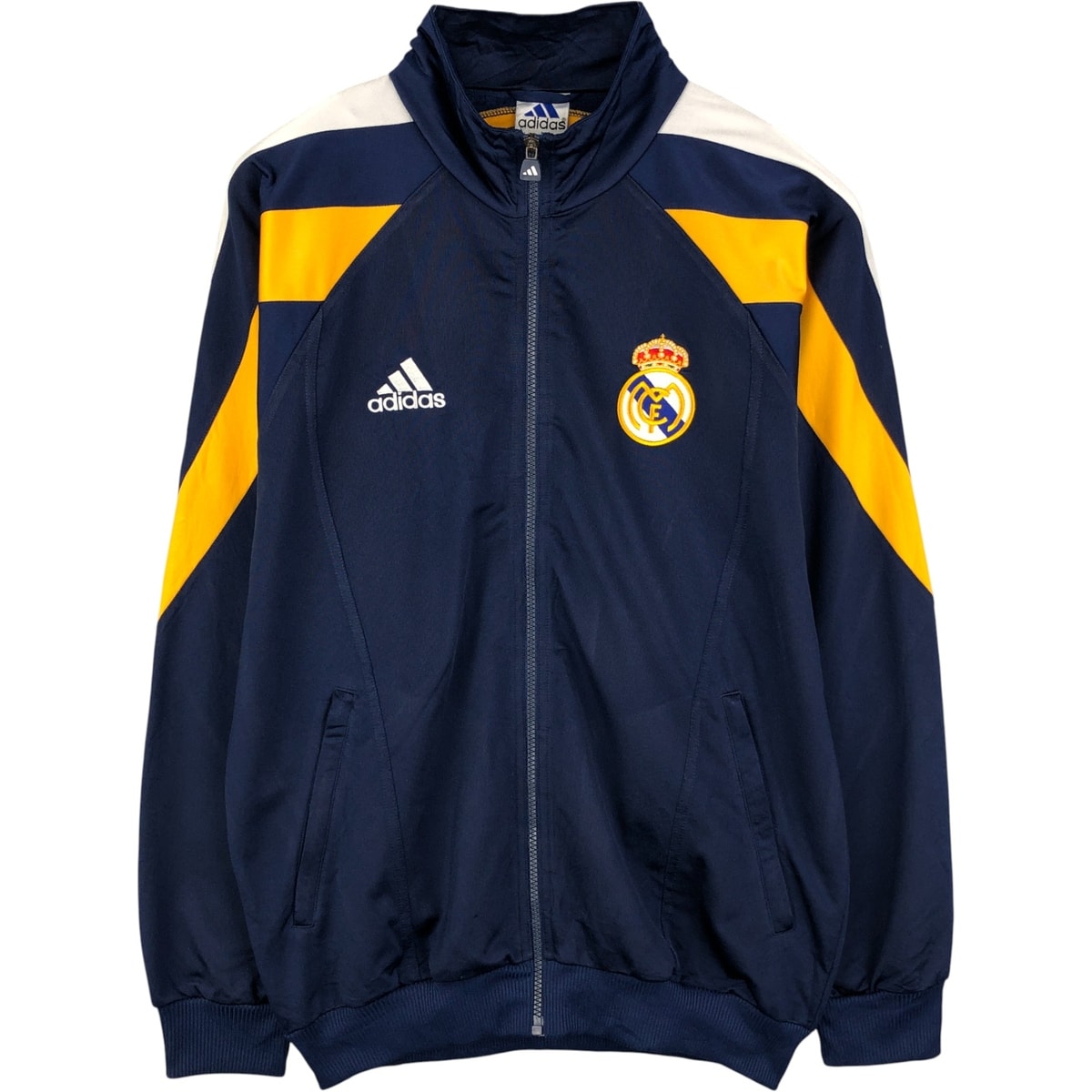 古着 90~00年代 アディダス adidas LA LIGA ラ リーガ REAL MADRID レアル マドリード ジャージ トラックジャケット メンズM相当 ヴィンテージ/eaa590811