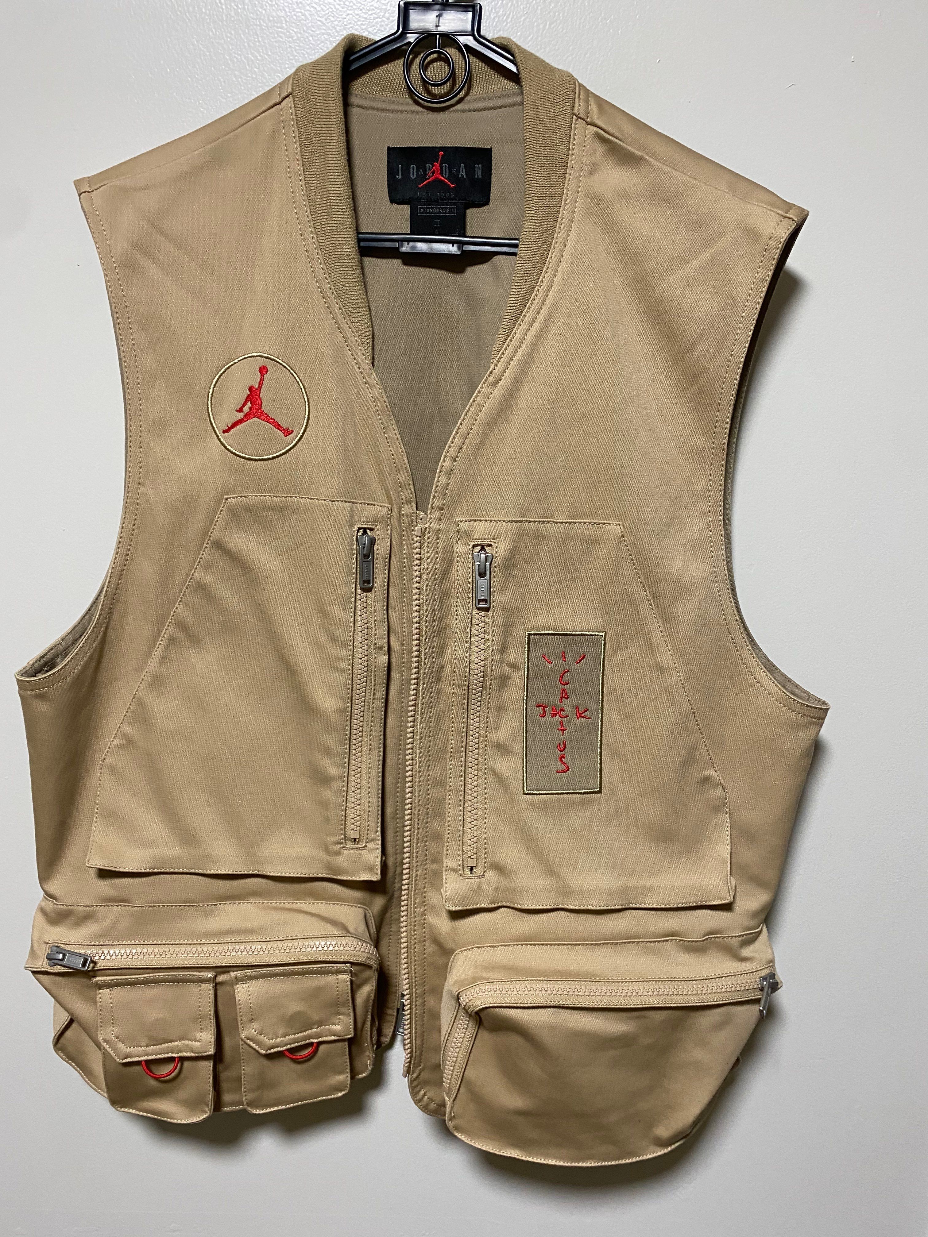 Air Jordan x Travis Cactus Jack Utility Vest "Khaki Desert"