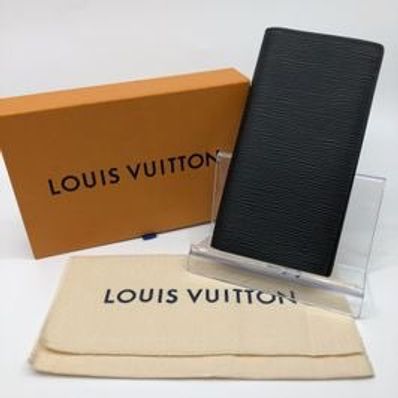 Louis Vuitton Brazza Wallet Epi "Noir"