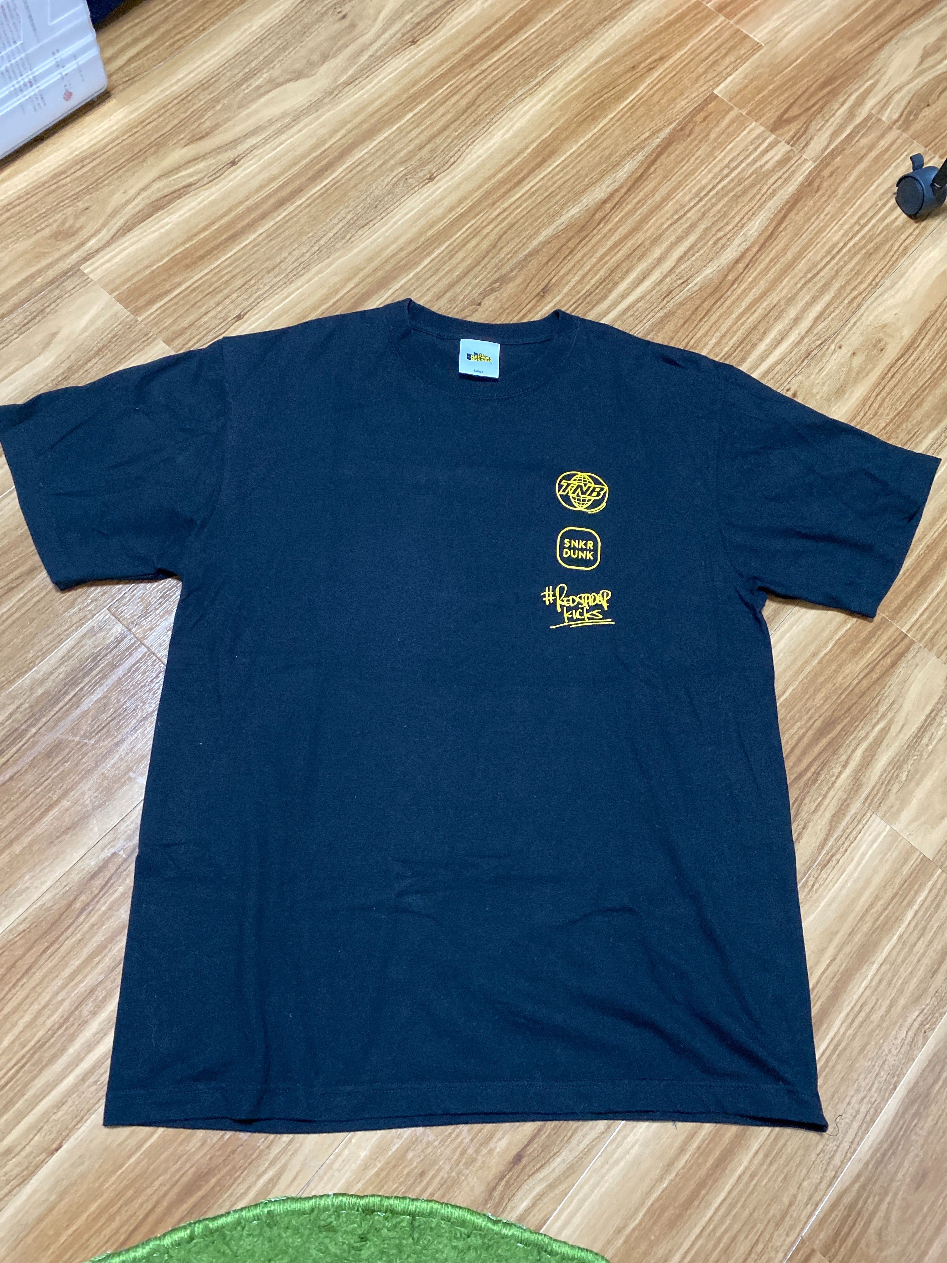 SNKRDUNK × THE NETWORK BUSINESS × RED SPIDER KICKS Tee AJ1 NOT FOR RESALE "BLACK"