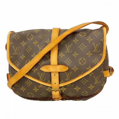 ★最終価格【6ce6183】ルイヴィトン ショルダーバッグ モノグラム ソミュール30 M42256 ブラウン【中古】レディース